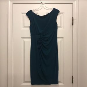 Teal cocktail dress